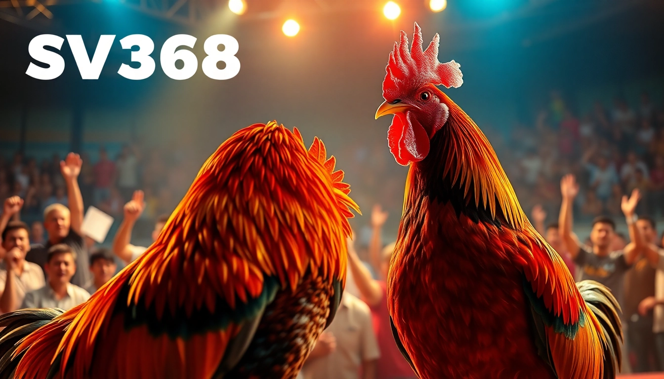 Experience the excitement of live cockfighting at sv368win.live with vibrant action and enthusiastic fans.