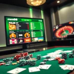 Engaging players with high stakes at mm 88 online casino interface showcasing thrilling gambling action.