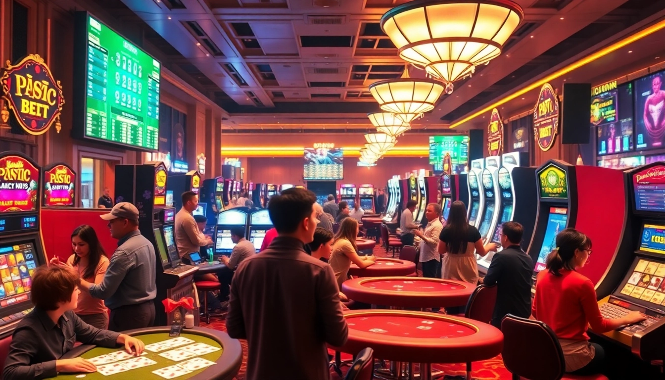 Experience the excitement of online gambling at ev88win.live with vibrant casino games and lively atmosphere.