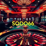 Engaging players at a SODO66 casino table, showcasing excitement and luxury in gambling.