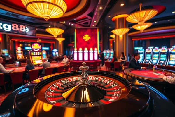 Experience the thrill of tg88 at our glamorous casino with poker, roulette, and exciting games.