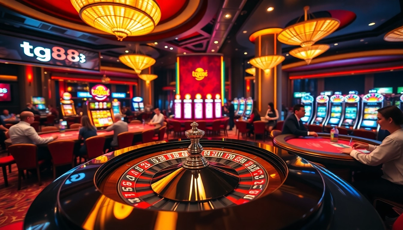 Experience the thrill of tg88 at our glamorous casino with poker, roulette, and exciting games.