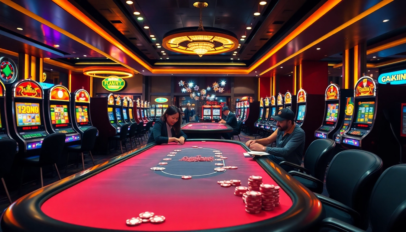 Experience the thrill of rik vip at a luxurious casino with vibrant tables and exciting games.