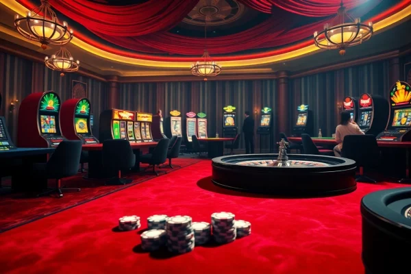 The thrilling atmosphere of nhà cái nk88 captured at a vibrant online casino gaming table.