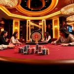 Experience the thrill of live poker at RR88 KJC casino, showcasing excitement and luxury.
