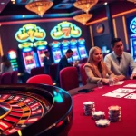 SODO66 casino scene showcasing players at roulette, poker, and slots in an engaging atmosphere