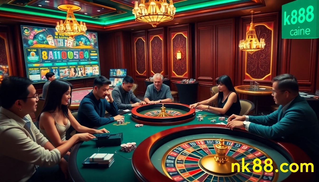 Experience thrilling gameplay at nk88.com with vibrant casino action on dynamic tables.