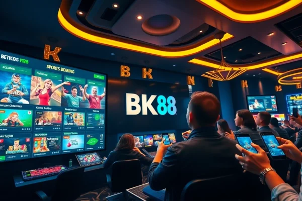 Experience the excitement of online gaming at bk860s.com, showcasing diverse betting options and a vibrant digital interface.