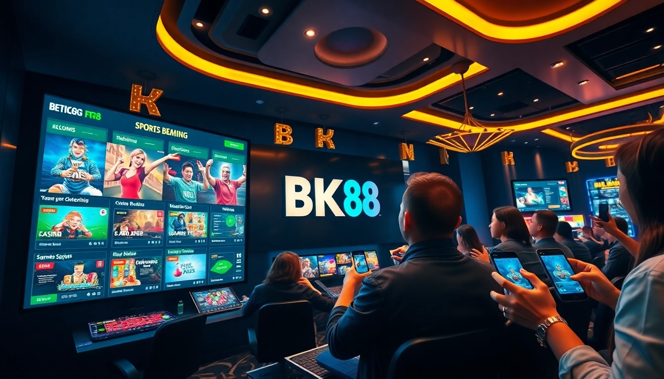 Experience the excitement of online gaming at bk860s.com, showcasing diverse betting options and a vibrant digital interface.