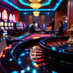 Experience the thrill of n188 com with strategic betting at a luxurious casino table.