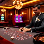 Experience LUCKY88 at an upscale casino table with vibrant poker chips and a roulette wheel.