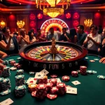 Experience the excitement at OKFUN's vibrant casino tables with live poker and roulette games.
