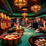 Experience high-stakes action at https://bl555.exchange/ with vibrant casino tables, cards, and chips.