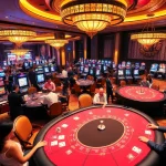 Players enjoying Tài Xỉu and Baccarat games in a vibrant Haywin casino environment.