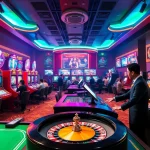 Experience the excitement of V9bet.ce in a vibrant online casino setting showcasing diverse gaming options.