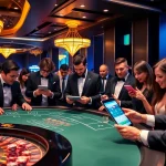 Experience the excitement of BL555 casino with vibrant tables and professional dealers engaging players.
