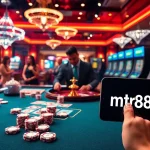 Experience thrilling gameplay at https://mtr888.com/ with vibrant casino tables and interactive gaming elements.