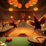 Experience the thrill of ĐÁ GÀ SV388 as you place bets in a luxurious casino setting.