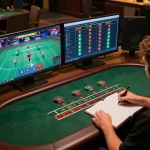 Engaging in strategic gameplay at U888 with live dealer blackjack and sports betting analysis