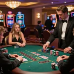 Experience the thrill of blackjack at luck8mb's luxurious casino floor.
