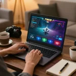 Engaging online gaming session at F168 with vibrant casino game interfaces and strategic planning.