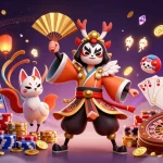Experience winning thrills with Uk88 in this vibrant 3D casino illustration.