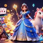 ZBET reveals excitement with slots and casino games in a vibrant, enchanting scene