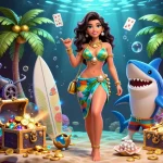 Experience the thrill of OK365 Link with dynamic underwater treasures and vibrant casino elements.