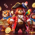 Engage in thrilling gameplay with Go88’s vibrant pirate-themed 3D illustration showcasing adventure and excitement.