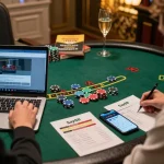 Player enjoying a live blackjack game on Say88 platform with gaming notes