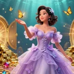 Experience excitement at trang chủ pg88 with vibrant slot reels, golden treasures, and casino themes in a stunning illustration.