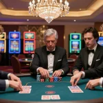 tr88 gambling strategy at high-stakes poker table with players in action