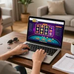 Play exciting games on 555win online casino with a colorful display and cozy setup