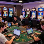 Players enjoying engaging games at TR88 online casino, showcasing vibrant atmosphere and interactive experiences.