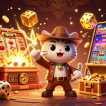 Experience the excitement of vswin with vibrant casino graphics and thrilling game elements.