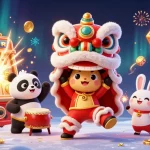 Experience thrilling kkwin gameplay with dynamic characters and vibrant casino elements in a fun celebration.