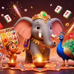Engage with nhat vip in an exciting 3D casino experience featuring vibrant games and colorful rewards.