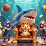 Experience the thrilling gameplay of LUCKY88 with a golden hamster king and dynamic casino elements.