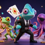 Experience the excitement of rs88 with colorful characters and dynamic casino elements.