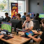 Exciting online gaming experience at Hello88ke.com with diverse players engaged in sports betting and casino games.