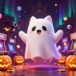 Engage with nguoidepsaigon's thrilling casino gaming experience featuring a ghost cat and vampire bat.