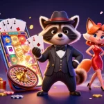 Experience thrilling gameplay as nk88 introduces vibrant casino elements with charismatic characters in a stunning 3D scene.