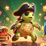 Join the excitement at 789BET with immersive gaming featuring a pirate turtle and vibrant slot machines.