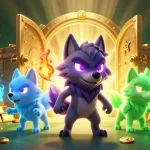 Experience excitement at uu88 as glowing wolf spirits uncover treasure and casino riches!